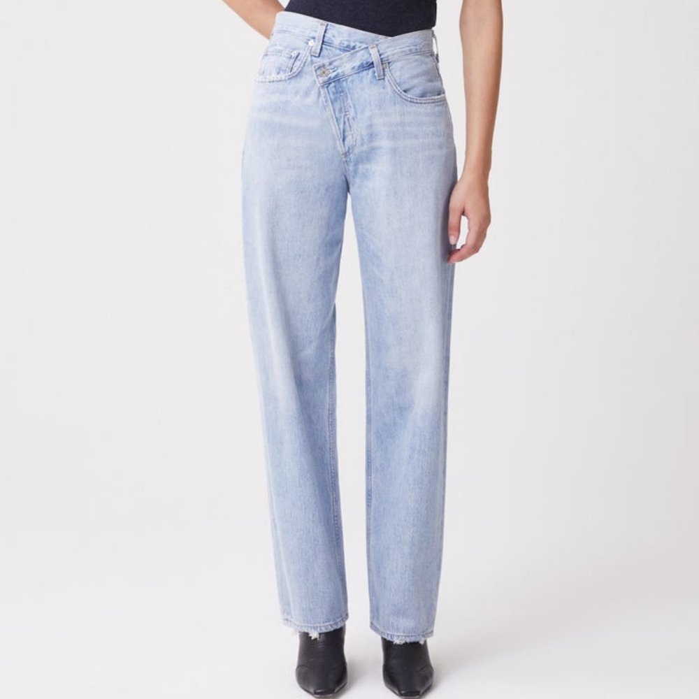 AGOLDE CRISS CROSS UPSIZED JEAN IN SUBURBIA